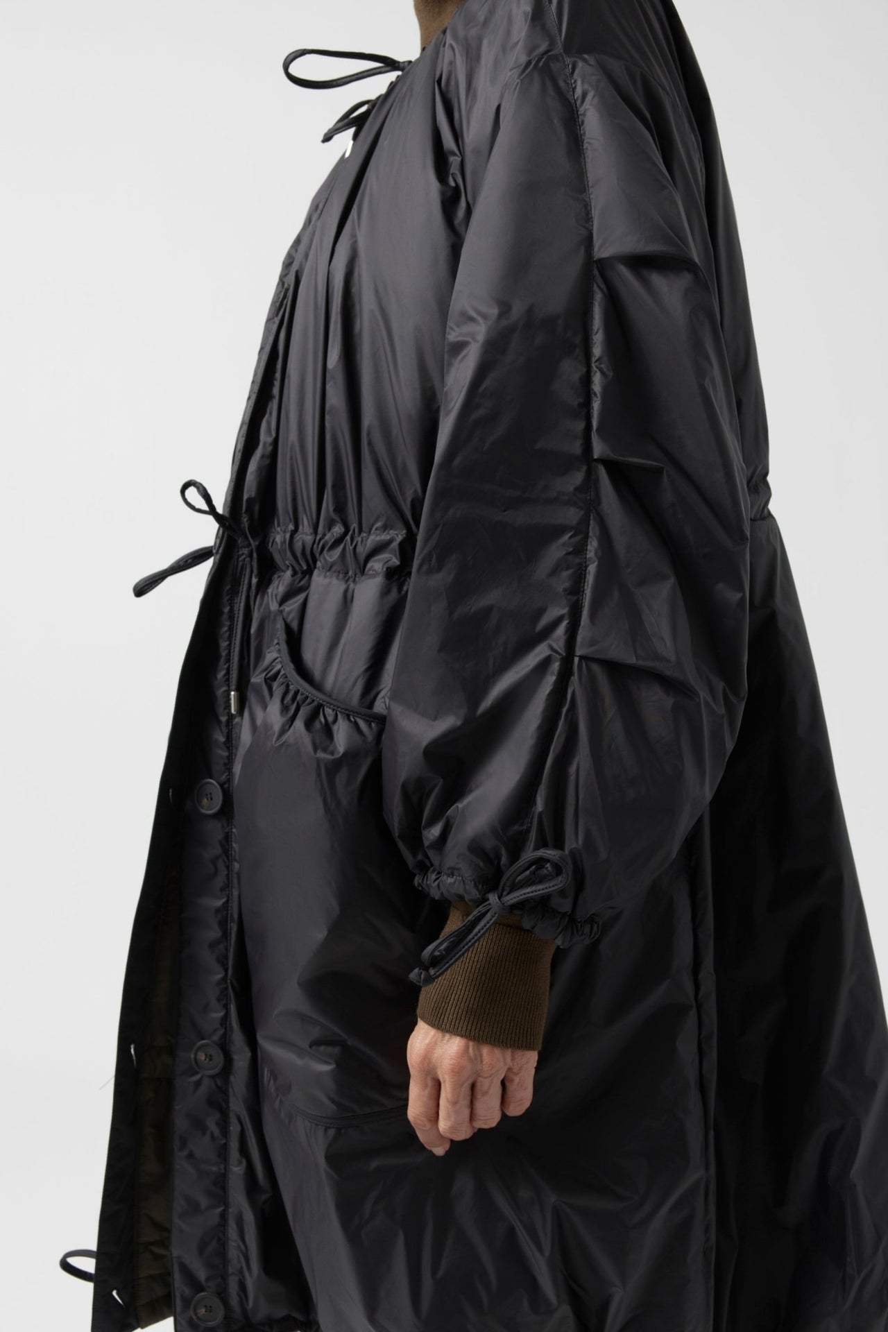 Parachute Quilted Parka - Bronze / Black