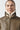 Aviator Shearling Latch Collar - Blush / Moss