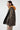 Quilted Zip Hood - Dark Olive / Clementine