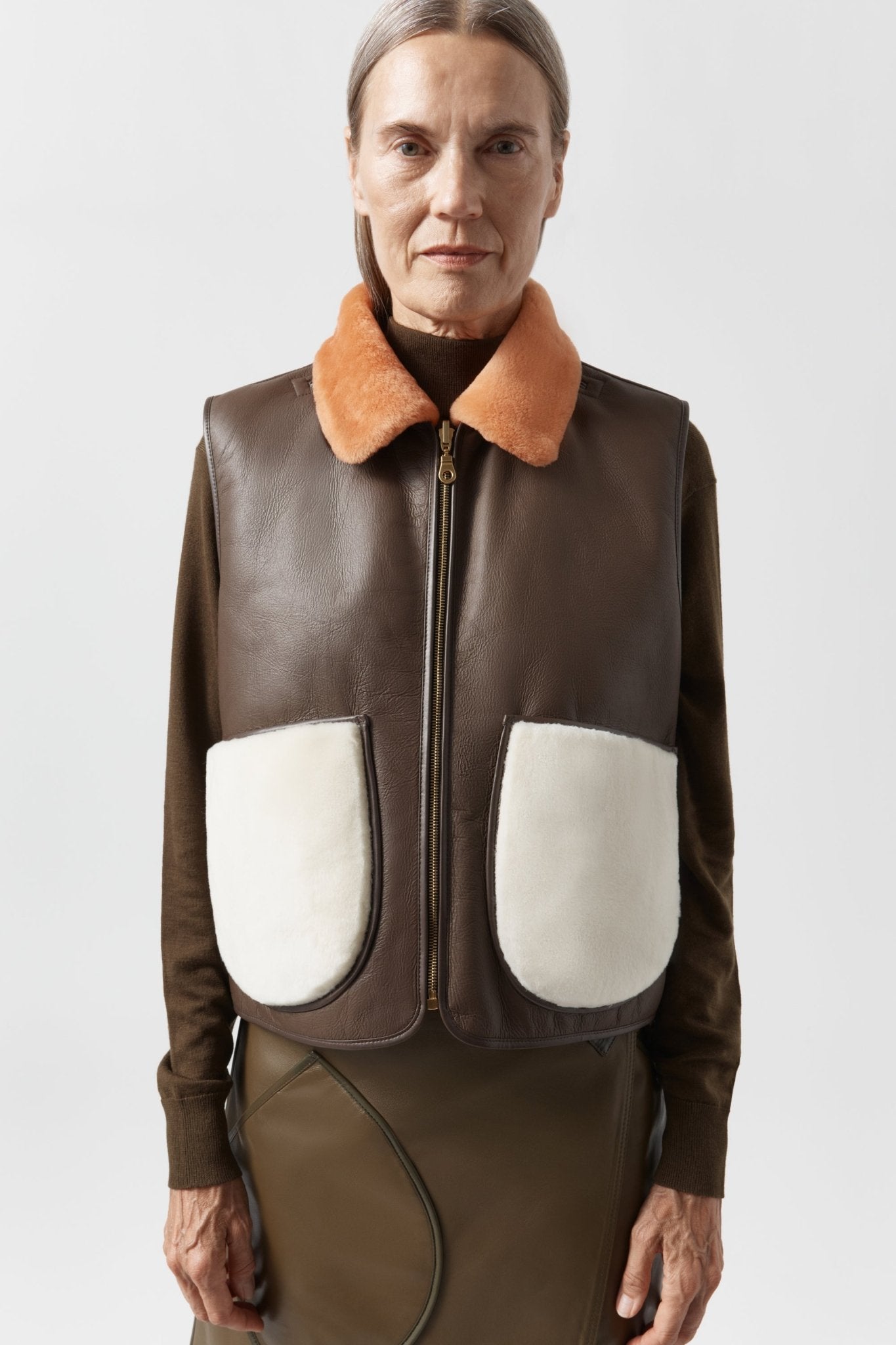 Aviator Shearling Vest | Marfa Stance