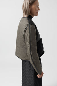Aviator Shearling Jacket - Black / Black