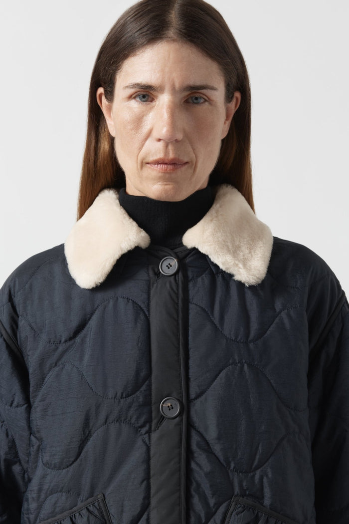 Shearling Collar - Blush