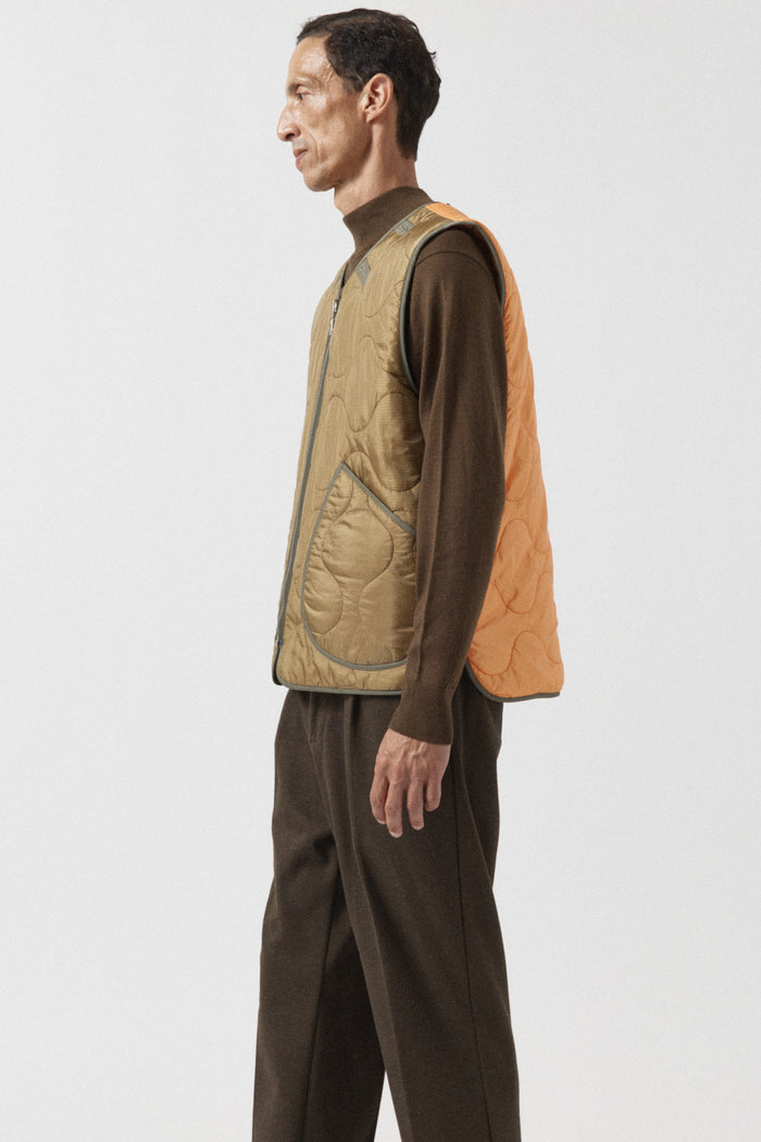 Signature Men's Utility Vest - Olive / Gold & Clementine