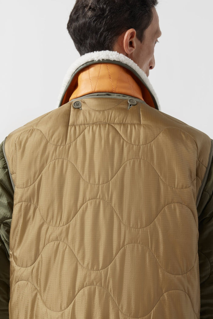 Aviator Men's Latch Collar - Natural / Orange