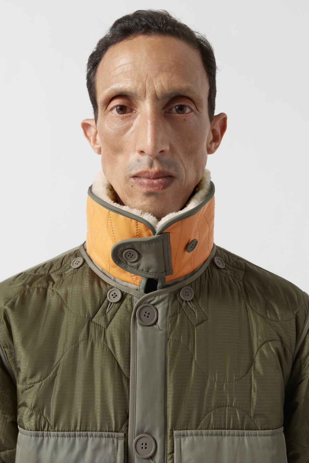 Aviator Men's Latch Collar - Light Blonde / Orange