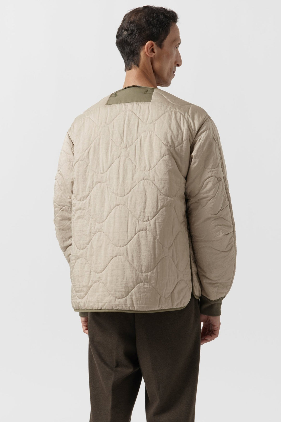 Shareable Quilt Jacket - Pale Sage / Stone