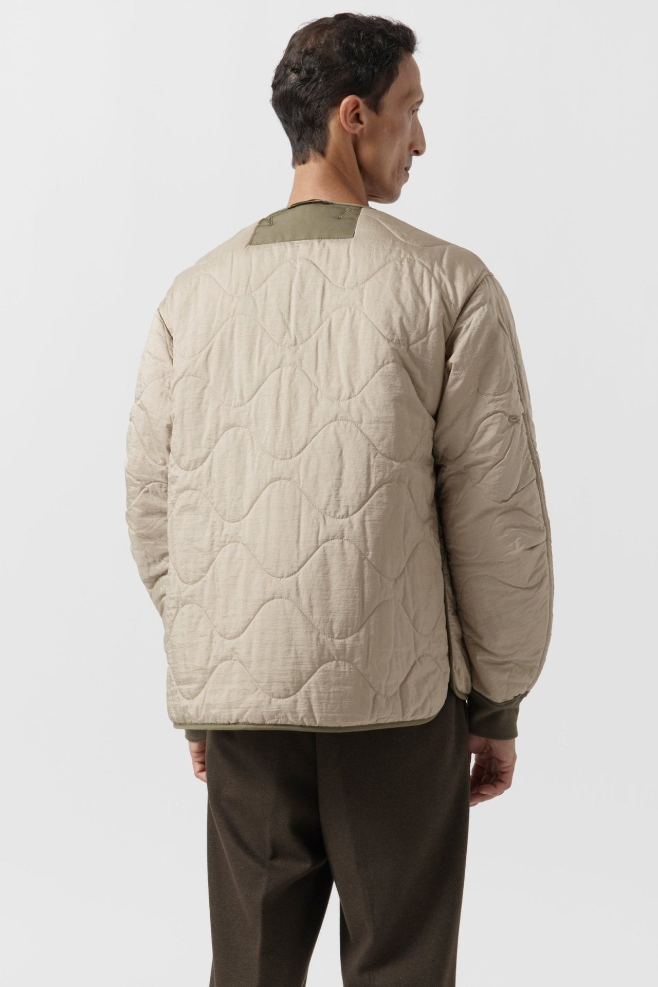 Shareable Quilt Jacket - Pale Sage / Stone