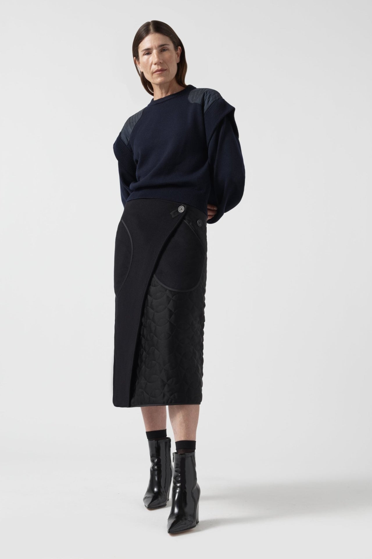 Parachute Lightweight Knit Crew - Ink