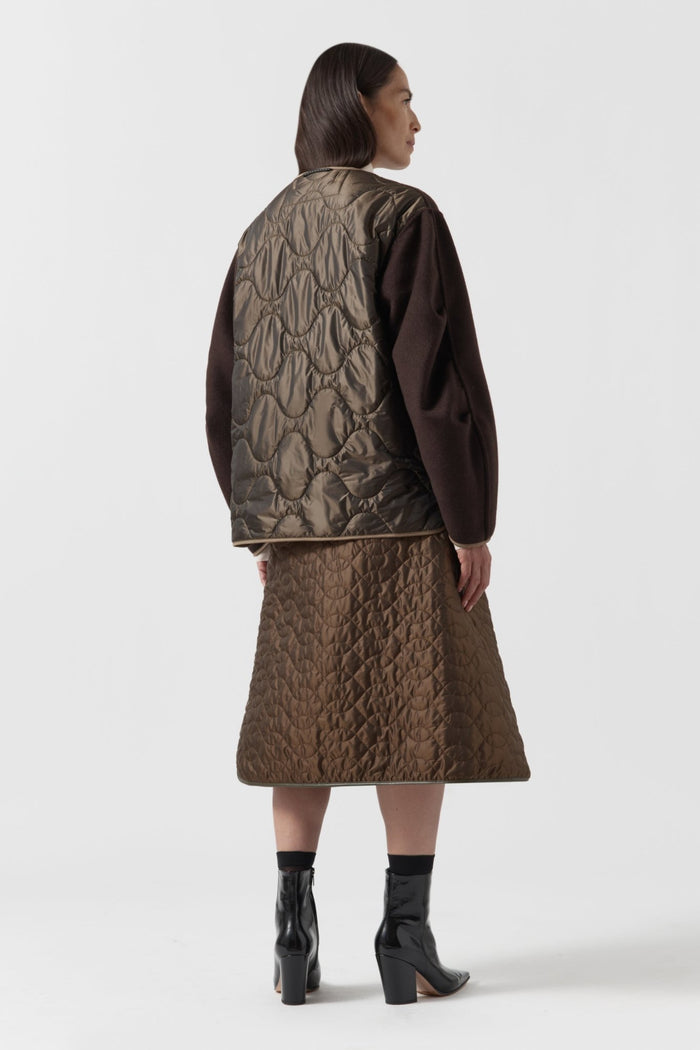 Signature Wool Peacoat - Camel / Raisin