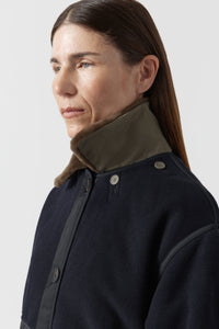 Shearling Collar - Olive