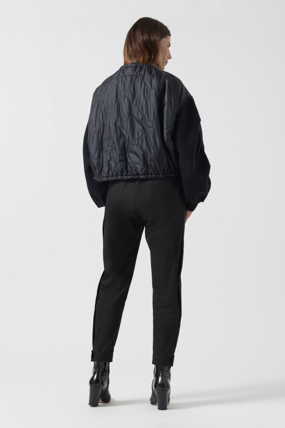 Parachute Wool Cashmere Bomber - Olive / Navy