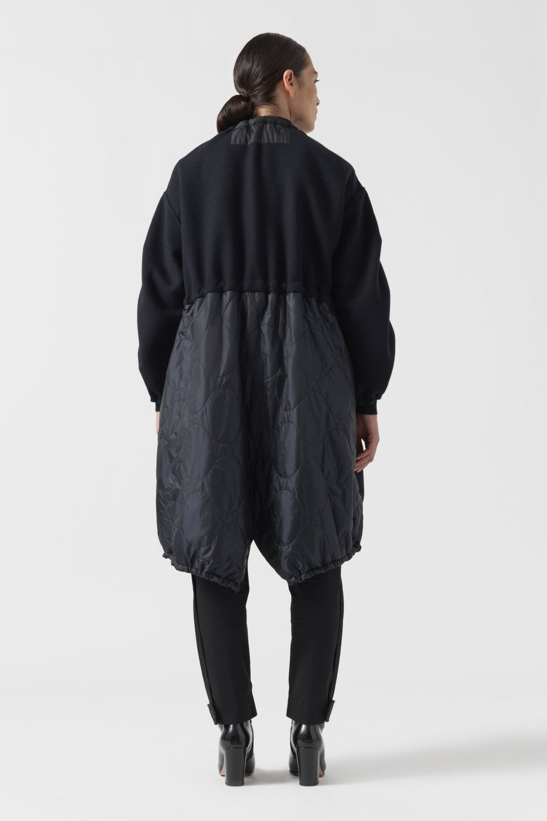 Parachute Wool Cashmere Parka - Olive / Navy