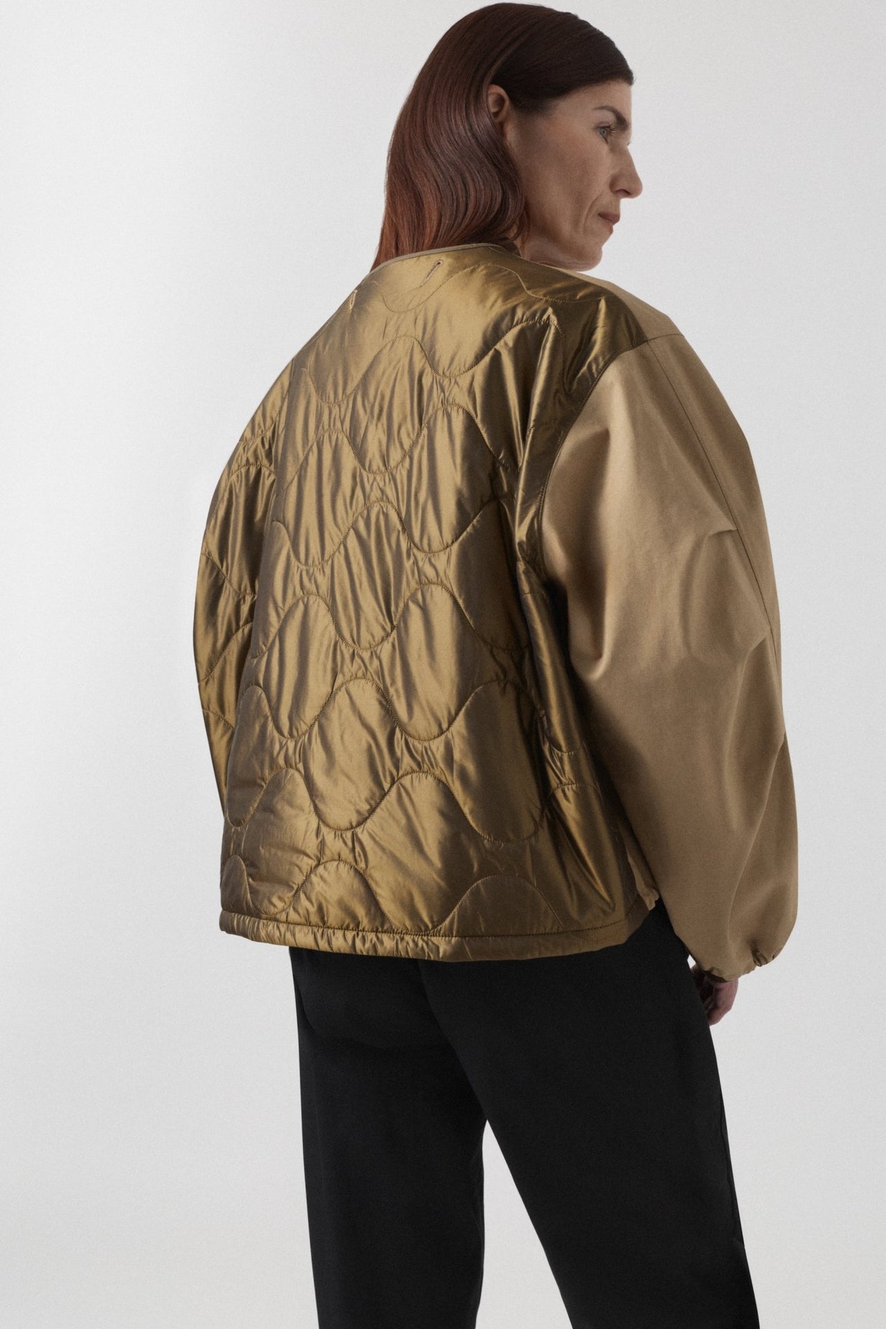 Weatherproof Bonded Rain Bomber - Black / Honey