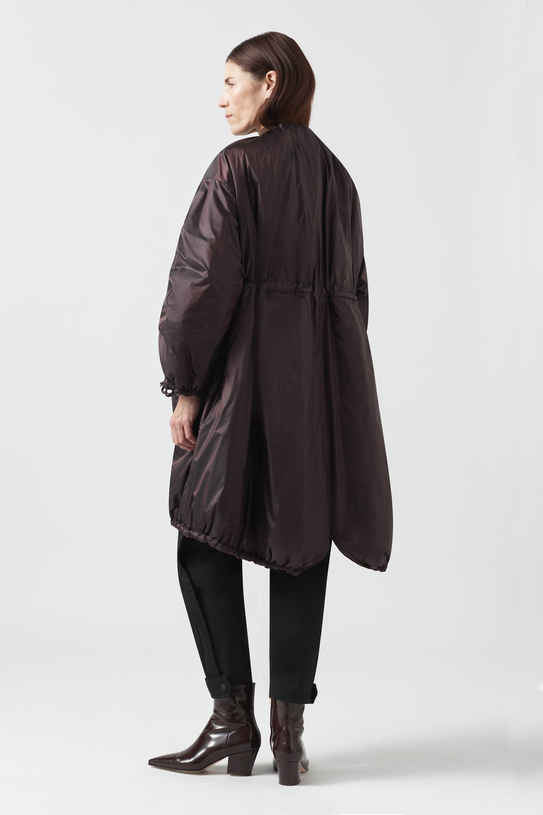 Parachute Quilted Parka - Amber / Bordeaux