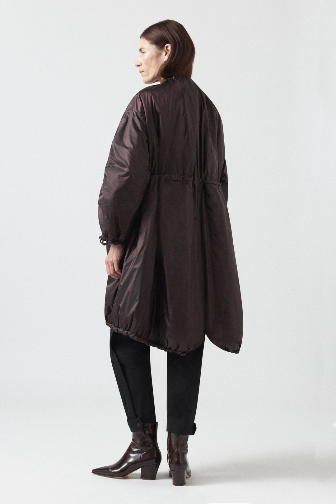 Parachute Quilted Parka - Amber / Bordeaux