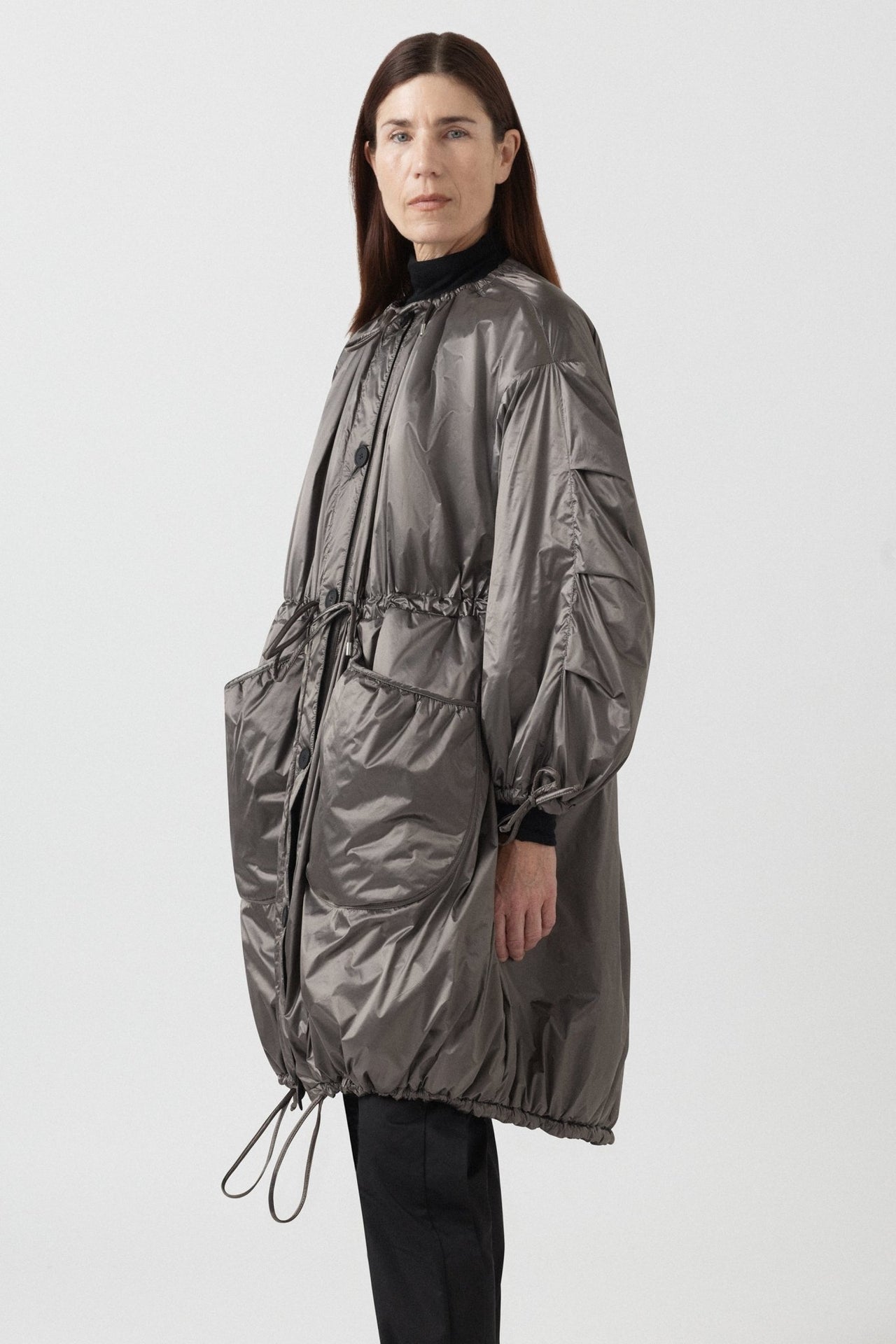 Parachute Quilted Parka - Amethyst / Granite