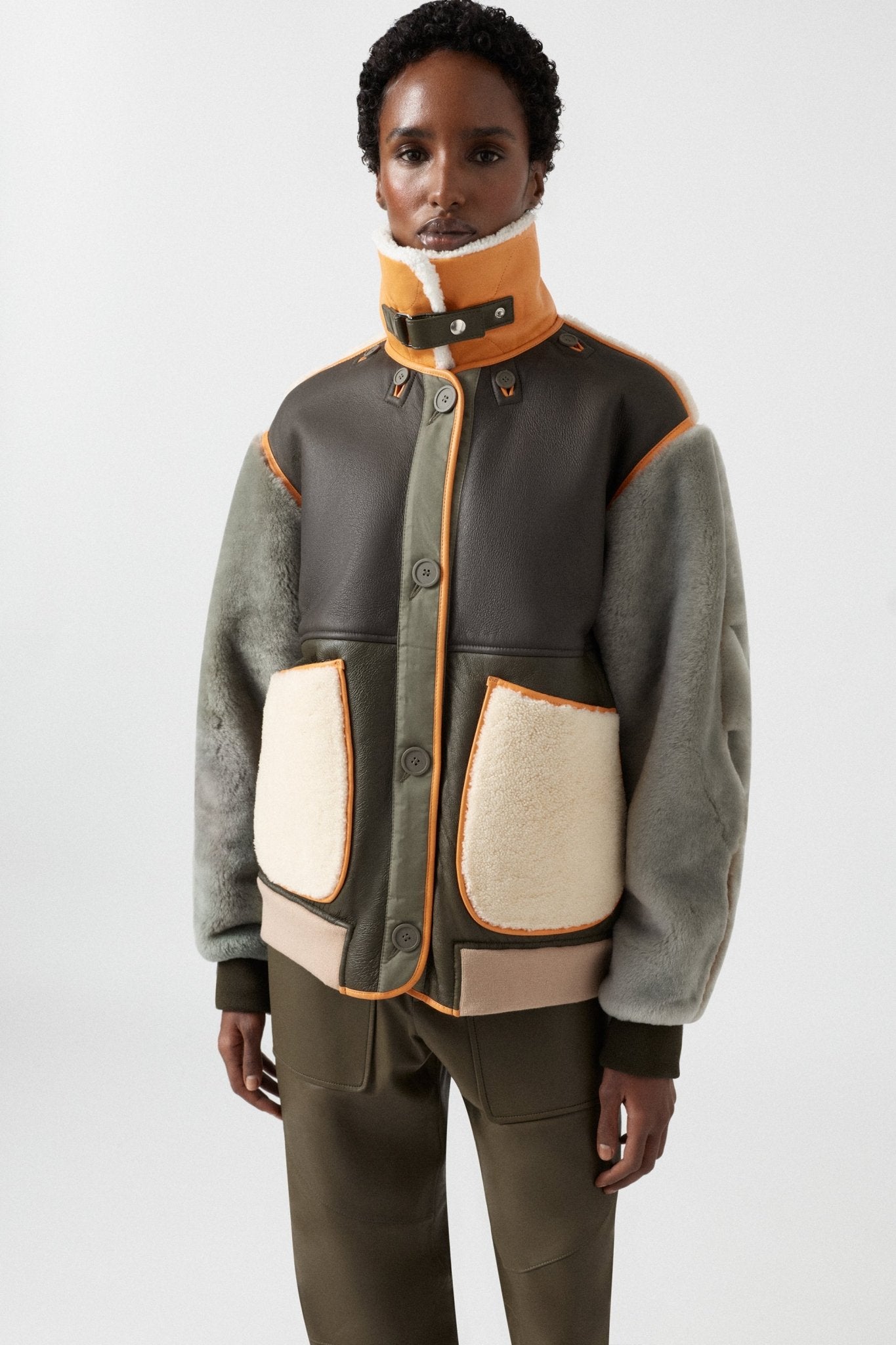 Shearling Wool Bomber | Marfa Stance