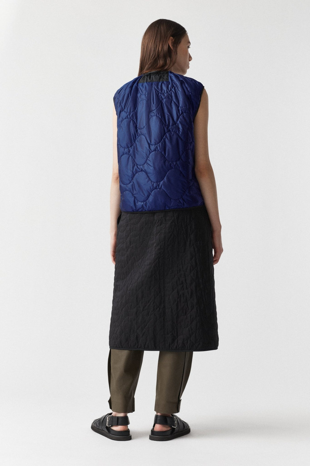Parachute Quilted Vest - Bright Navy / Anthracite