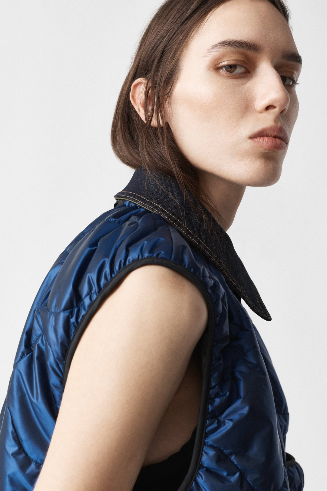 Denim Shareable Latch Collar - Indigo