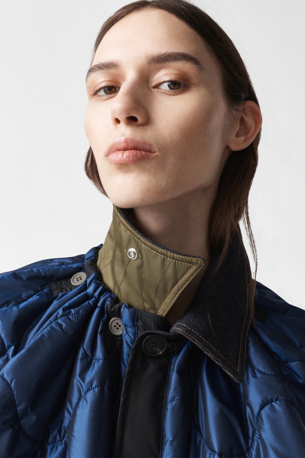 Denim Shareable Latch Collar - Indigo