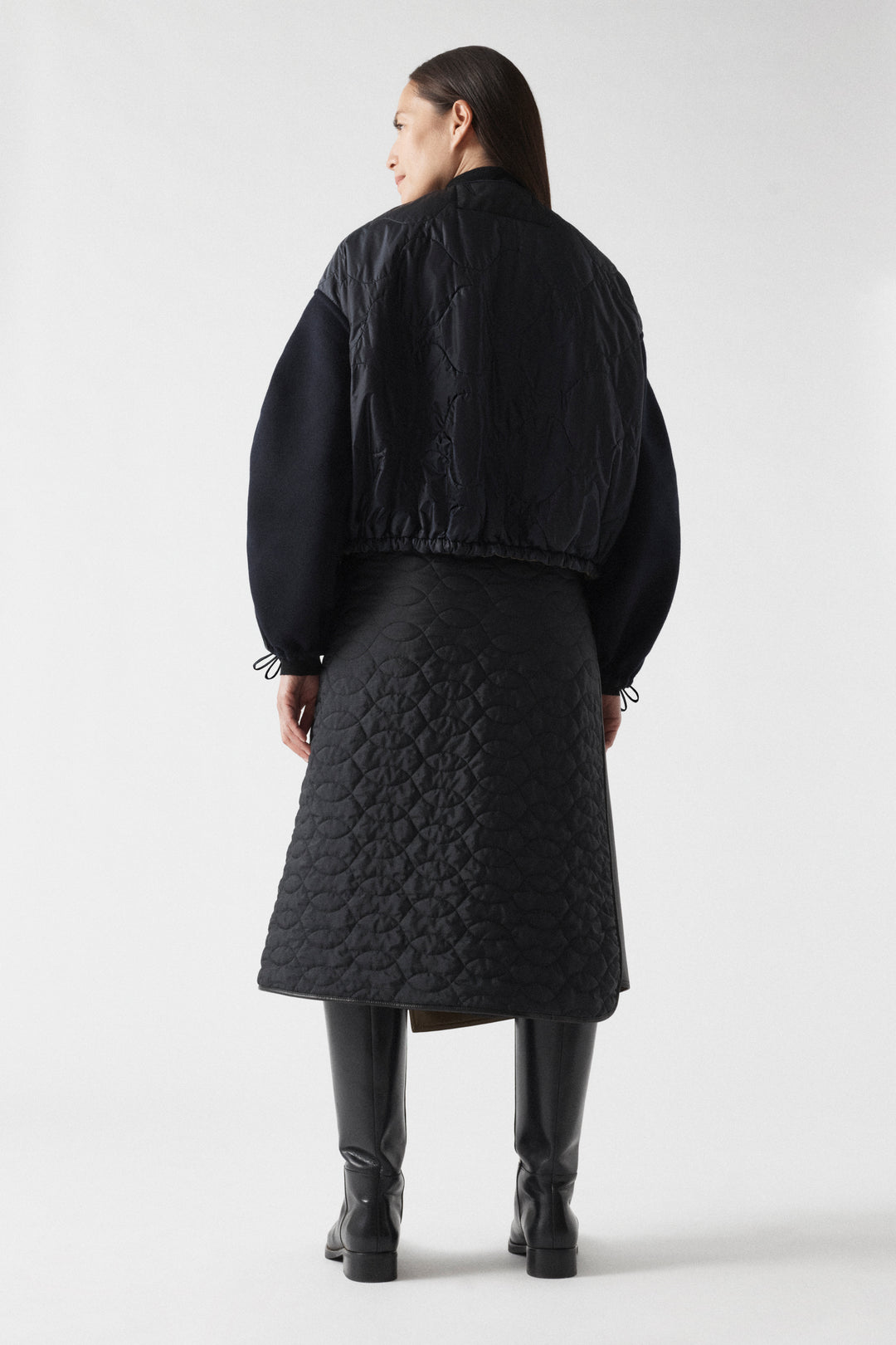 Parachute Wool Bomber - Navy / Black