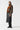 Aviator Shearling Jacket - Dark Brown / Amber