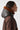 Shearling Close Fit Hood - Dark Brown / Amber