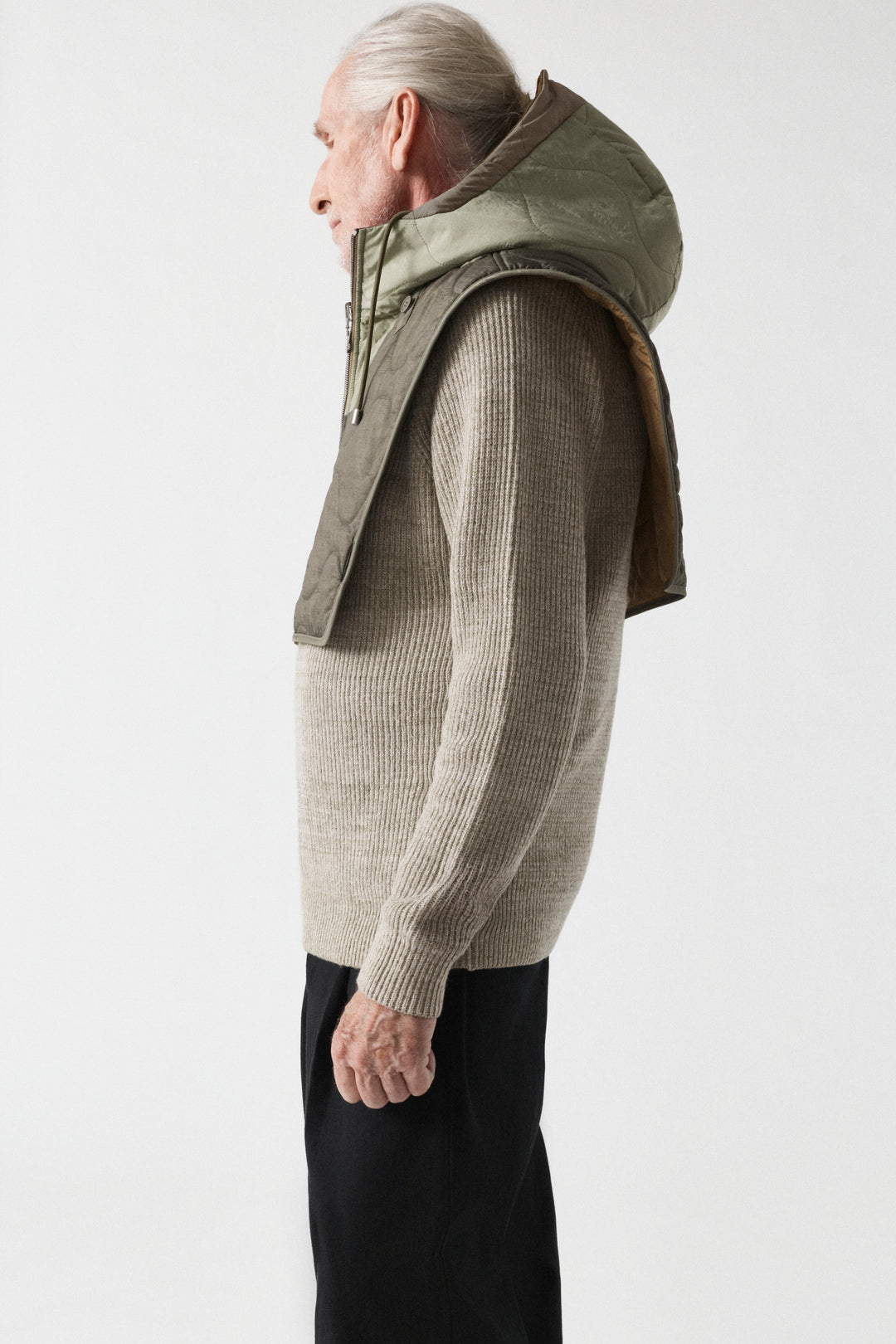 Weatherproof Men's Rain Zip Hood - Moss / Cadet