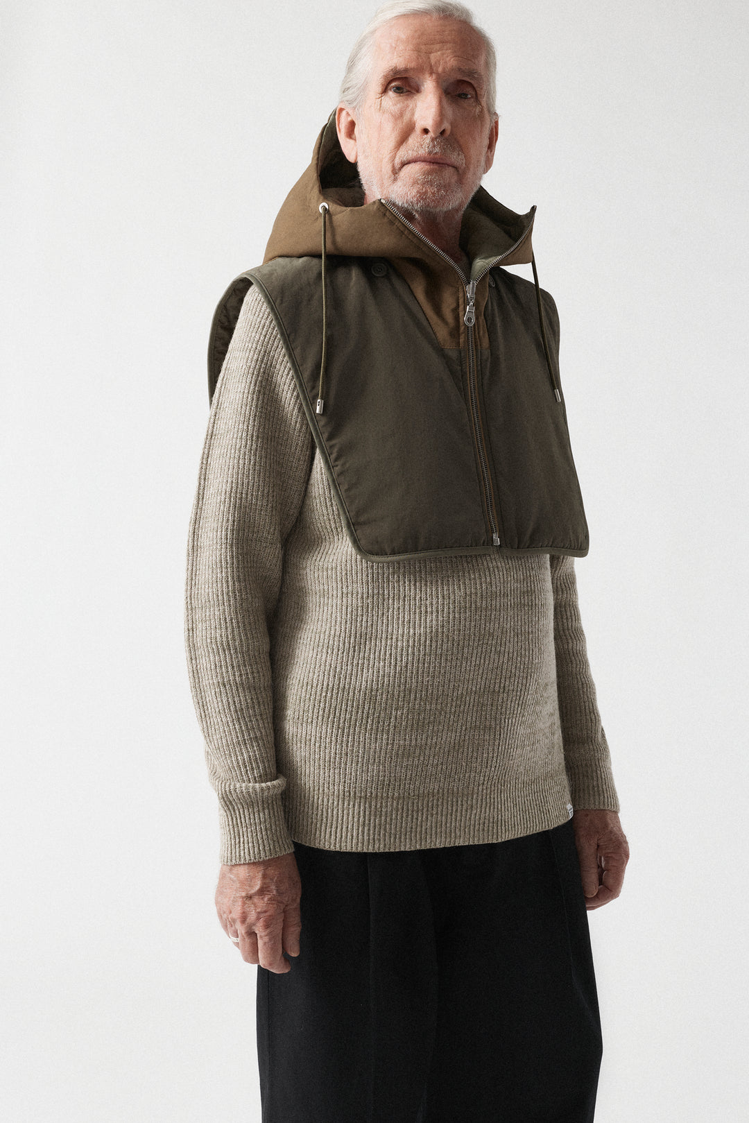 Weatherproof Men's Rain Zip Hood - Moss / Cadet