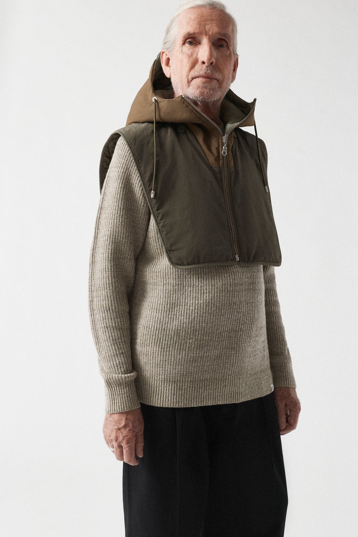 Weatherproof Men's Rain Zip Hood - Moss / Cadet