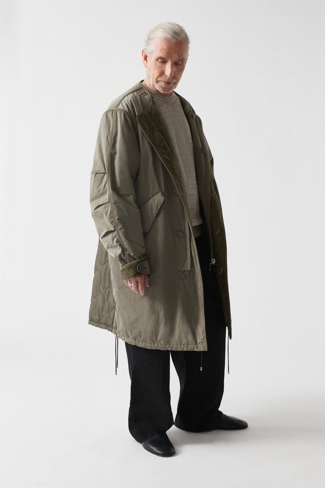 Parachute Men's Quilted Parka - Sage / Olive