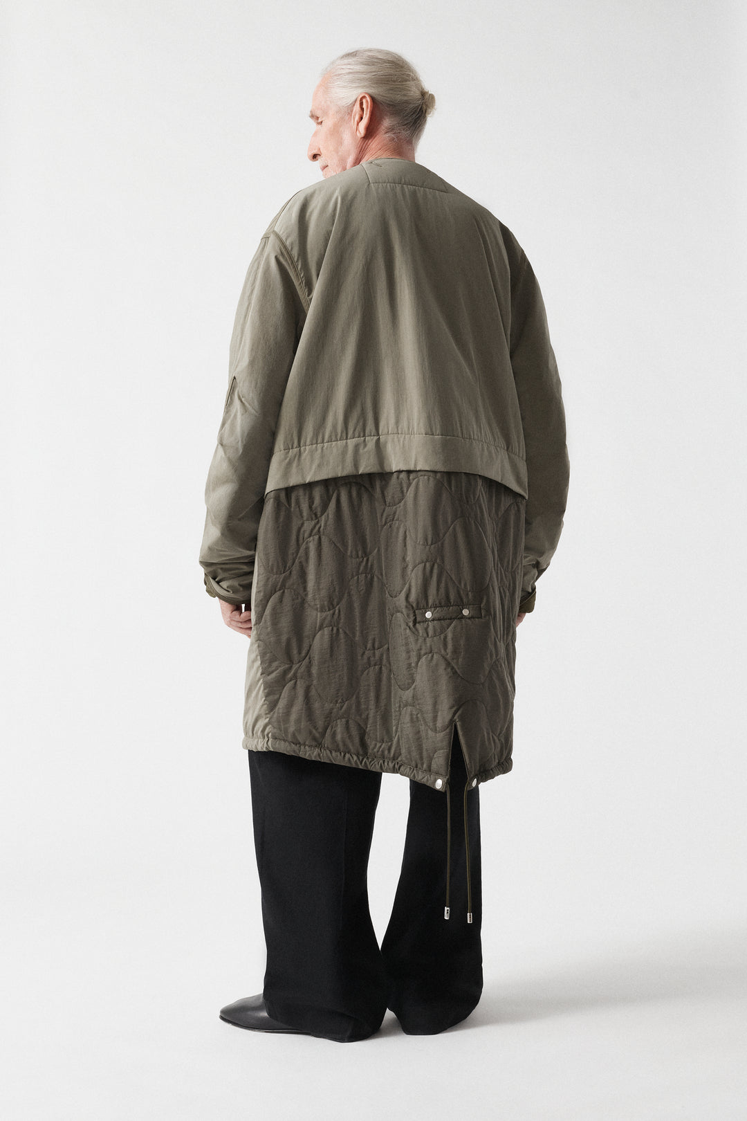 Parachute Men's Quilted Parka - Sage / Olive