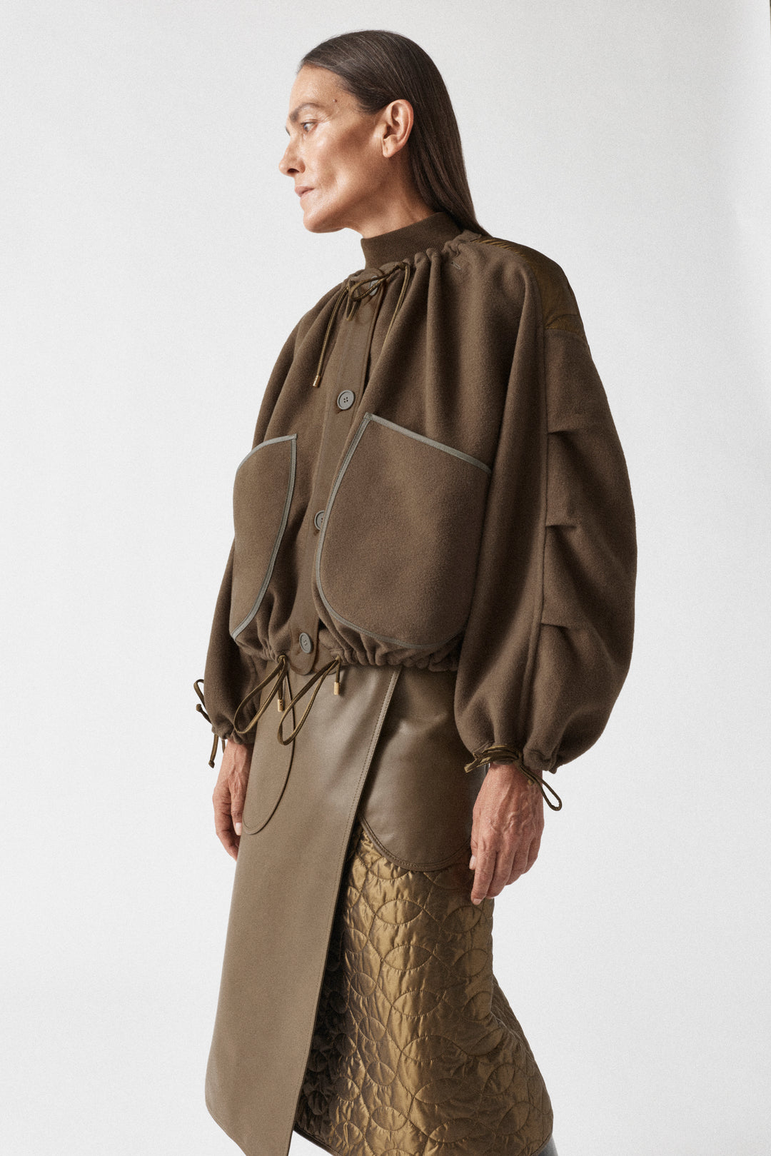 Parachute Wool Bomber - Moss / Sage