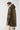 Shearling Close Fit Hood - Moss / Blush