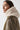 Shearling Close Fit Hood - Moss / Blush