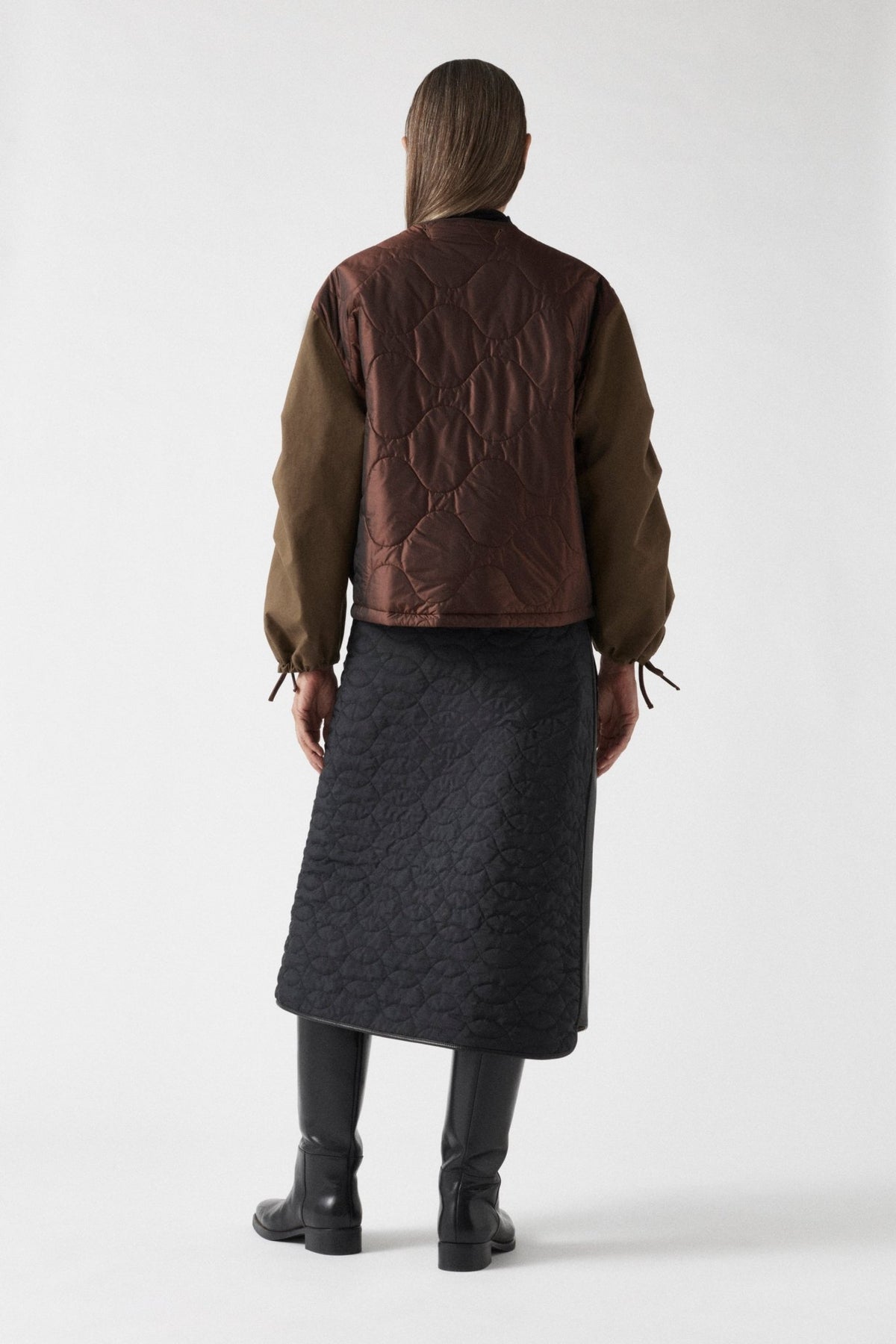Weatherproof Bonded Rain Bomber - Mahogany / Moss