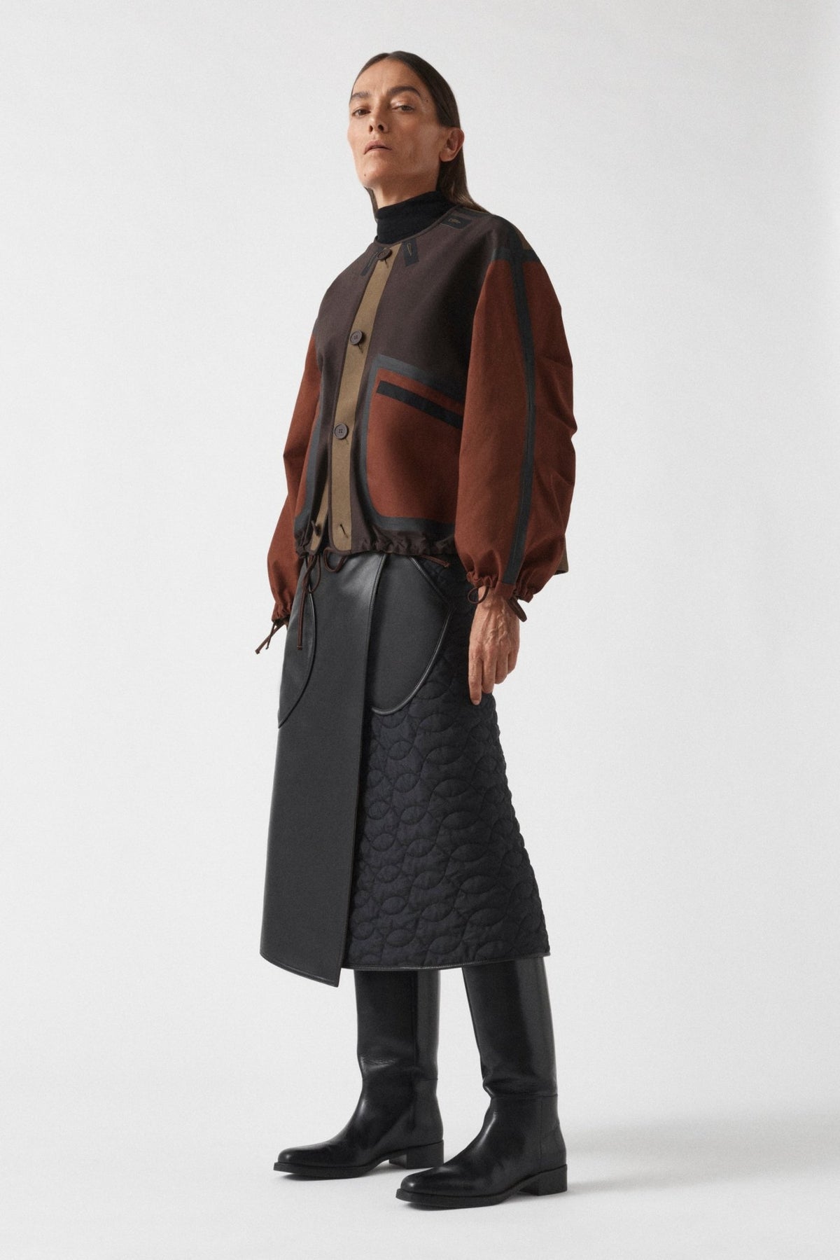 Weatherproof Bonded Rain Bomber - Mahogany / Moss