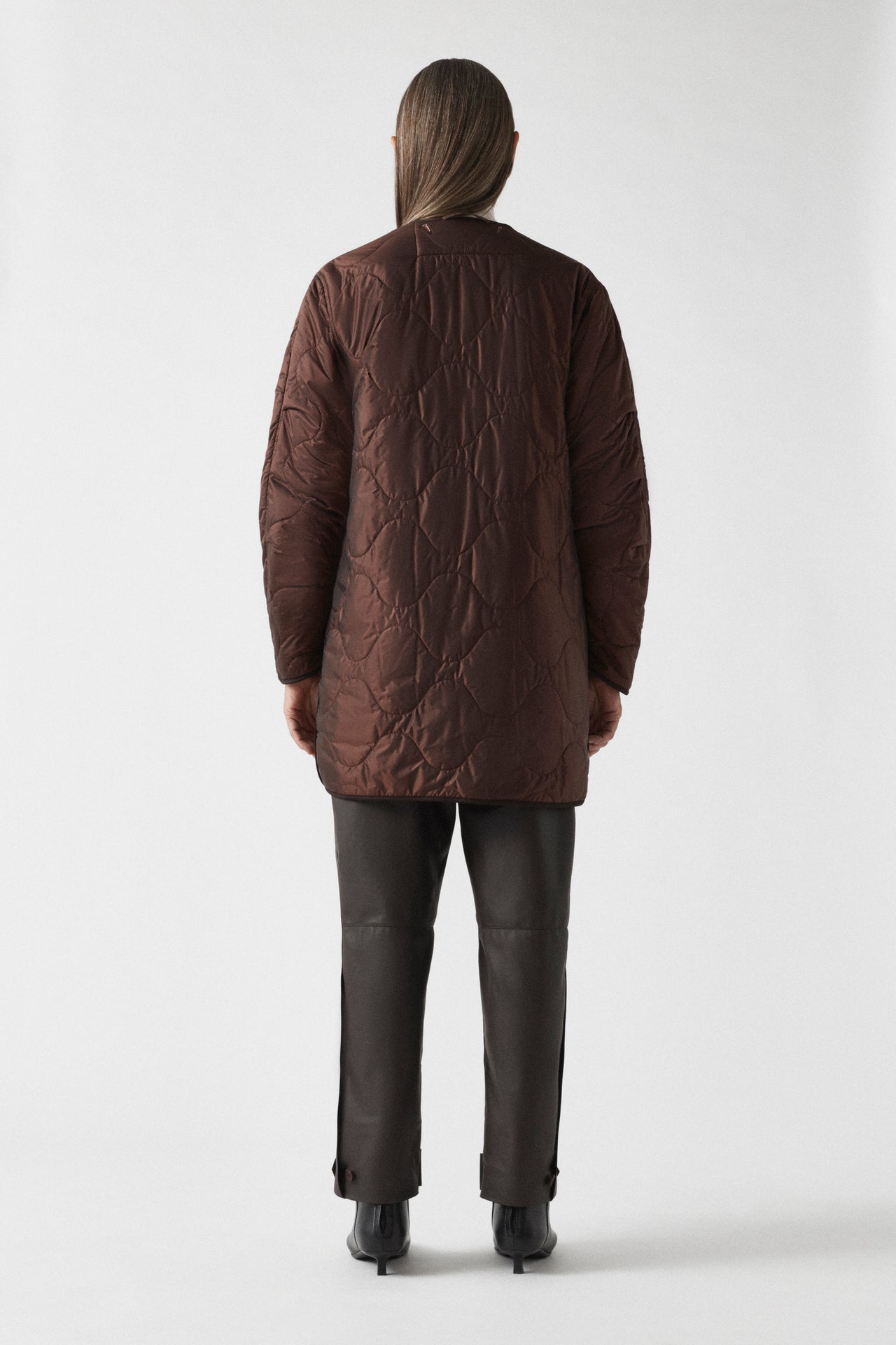 Signature Patchwork Wool Quilt - Camel / Dark Sienna