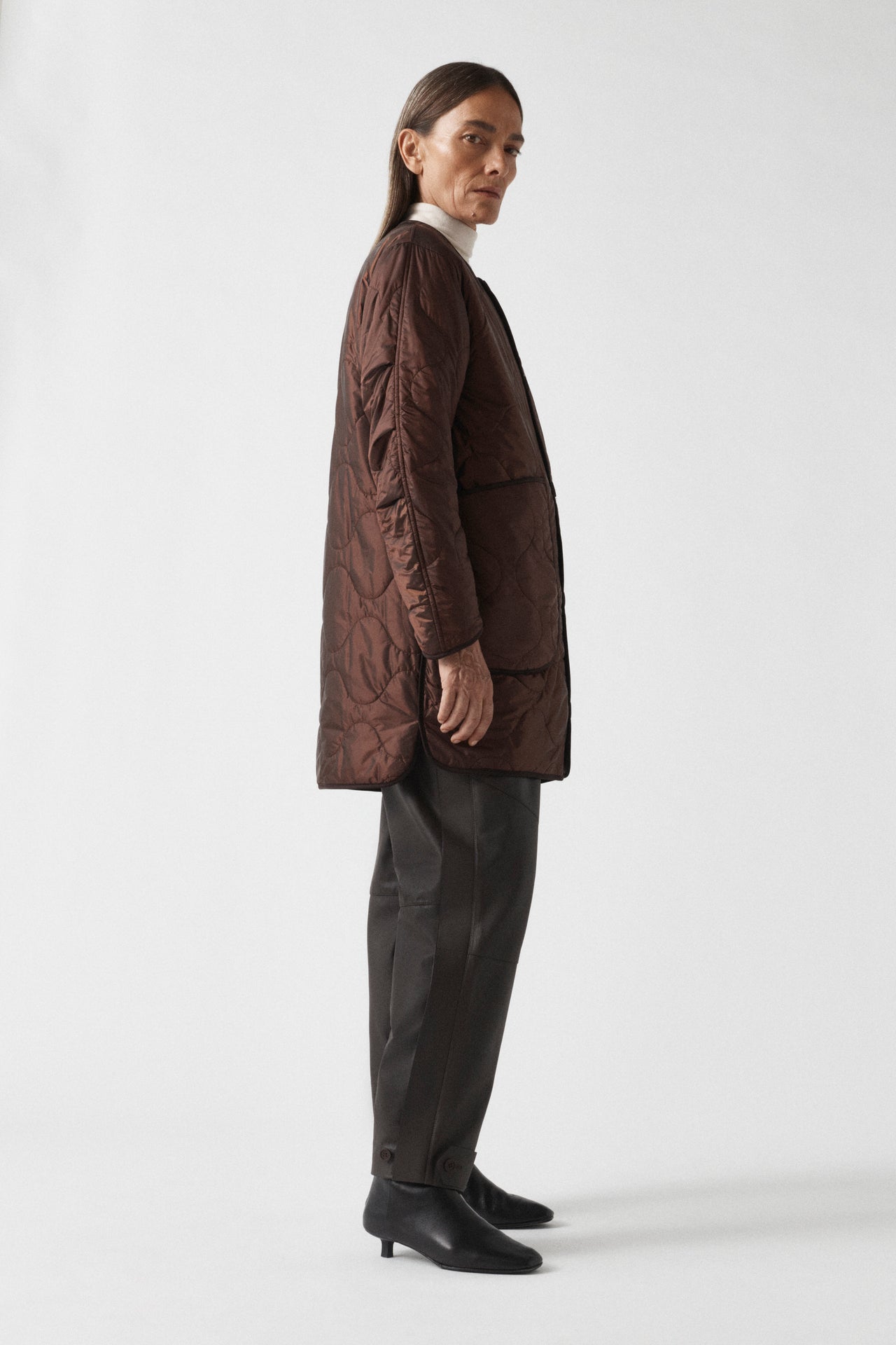 Signature Patchwork Wool Quilt - Camel / Dark Sienna