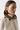 Alpaca Close Fit Hood - Natural Alpaca / Gold