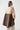 Parachute Quilted Parka - Soft Peach & Dark Umber / Dark Sienna
