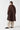 Parachute Quilted Parka - Soft Peach & Dark Umber / Dark Sienna