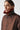 Aviator Shearling Latch Collar - Redcurrant / Dark Brown