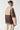 Signature Patchwork Cropped Quilt - Oyster / Dark Sienna