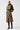 Quilted Zip Hood - Antique Gold / Chartreuse