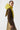 Quilted Zip Hood - Antique Gold / Chartreuse