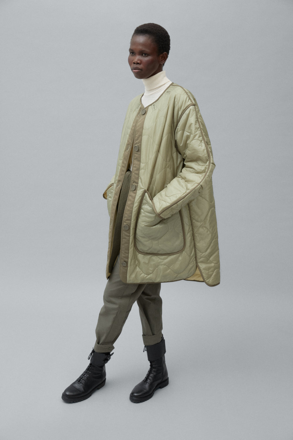 ジャケット・アウター 22AW STILL BY HAND Quilted coat STILL BY HAND - スティルバイハンド ジャケット コート 正規
