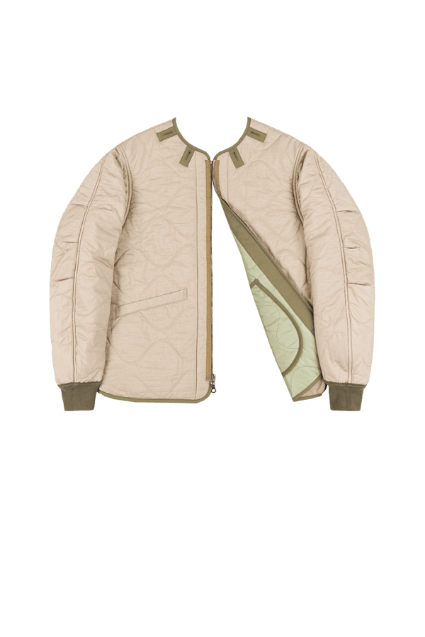 Shareable Quilt Jacket - Pale Sage / Stone - Layer 6