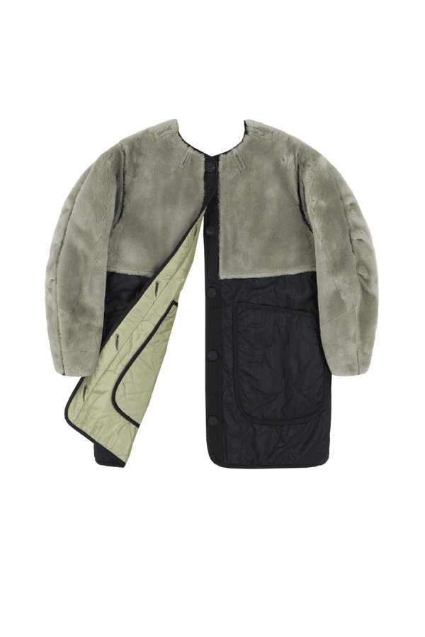 Signature Shearling Quilt - Pale Jade / Pale Sage - Layer 6