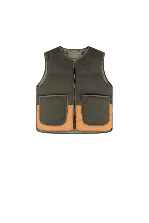 Aviator Down Vest - Moss / Eucalyptus - Layer 2